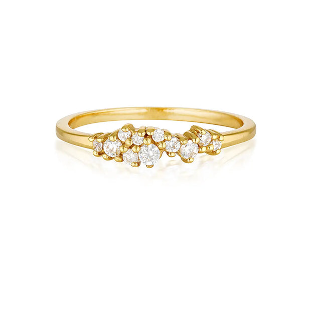 Covey ring | gold - White Wood Boutique