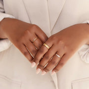 Covey ring | gold - White Wood Boutique