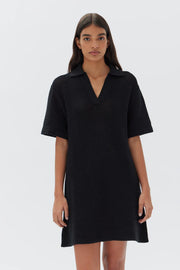 Lydia Knit Dress- Black - White Wood Boutique