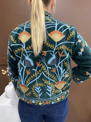 Lakshmi Embroidered Velvet Jacket