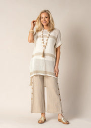 Molly Linen Top - White Wood Boutique