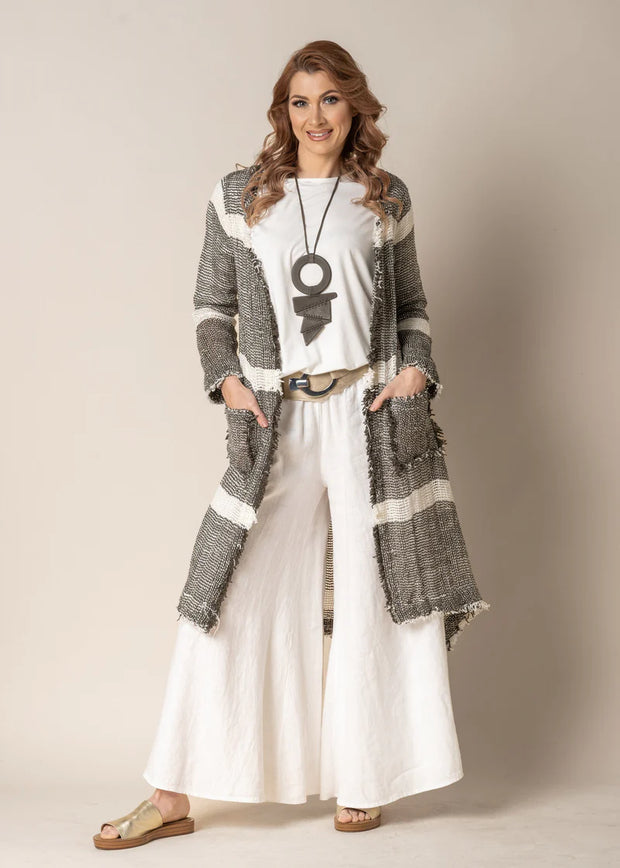 Maya linen jacket - White Wood Boutique