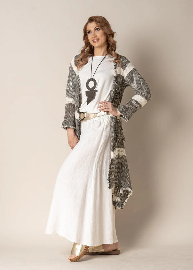 Maya linen jacket - White Wood Boutique