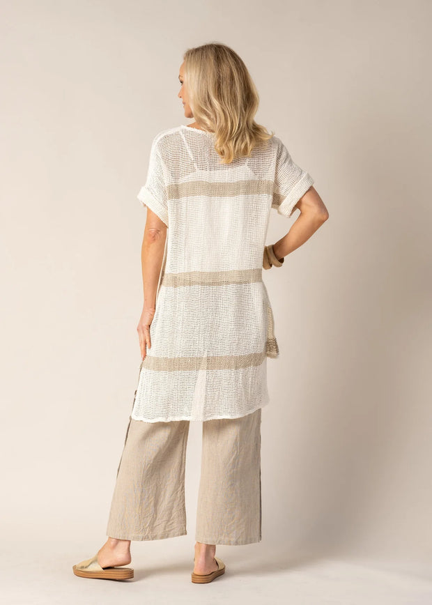 Molly Linen Top - White Wood Boutique