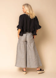 Fara Top -Onyx - White Wood Boutique