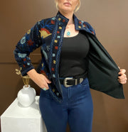 Lakshmi Embroidered Velvet Jacket