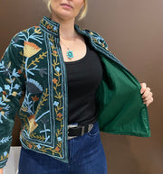 Lakshmi Embroidered Velvet Jacket