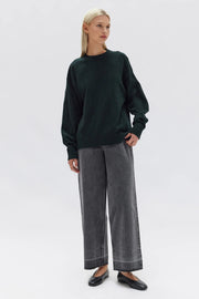 Iris Knit - Forest Green - White Wood Boutique