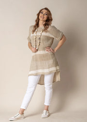 Molly Linen Top - White Wood Boutique