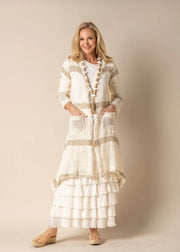 Maya linen jacket - White Wood Boutique