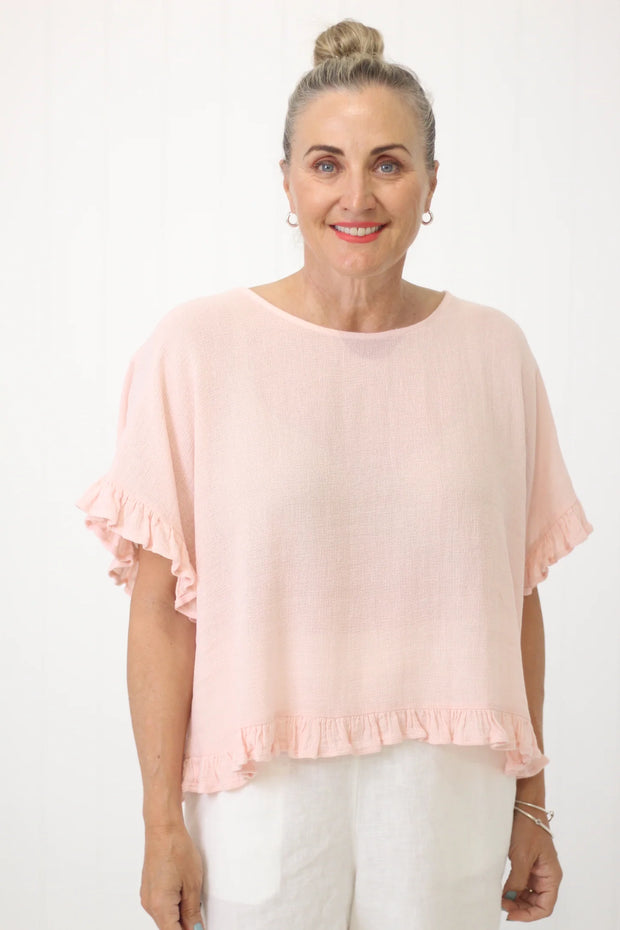 Adele Top - Rose - White Wood Boutique