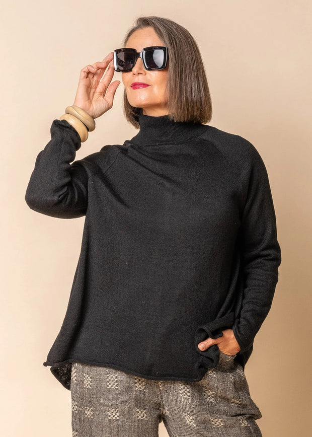 Willa Knit Top - Onyx