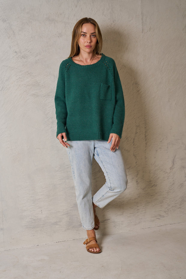 Khloe Jumper - Emerald