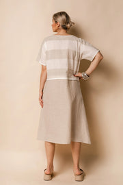 Hayley Dress -Latte - White Wood Boutique
