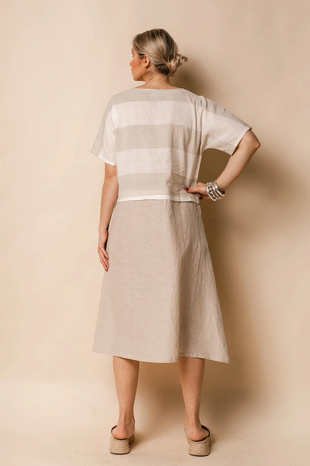 Hayley Dress -Latte - White Wood Boutique