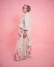 Taziano Pants - Beige floral print