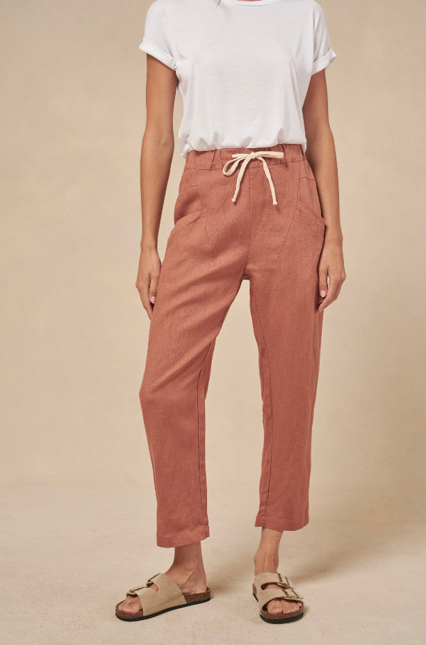 Luxe Pant - Terracotta - White Wood Boutique