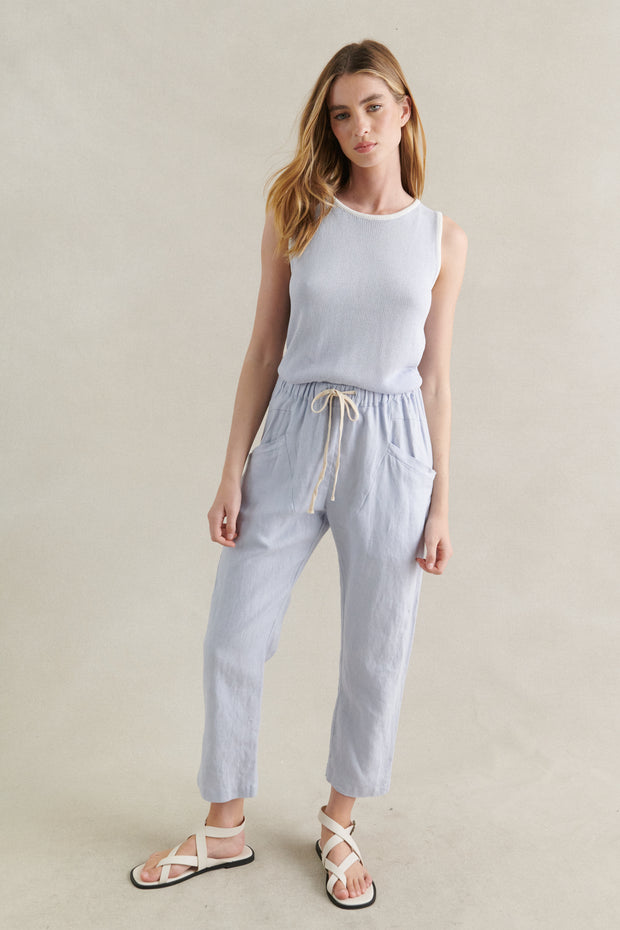 Luxe Pant - Cornflower Blue - White Wood Boutique