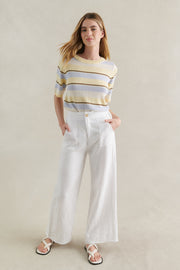 Cam Pant - White - White Wood Boutique