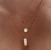 CHERISH PEARL NECKLACE | GOLD - White Wood Boutique