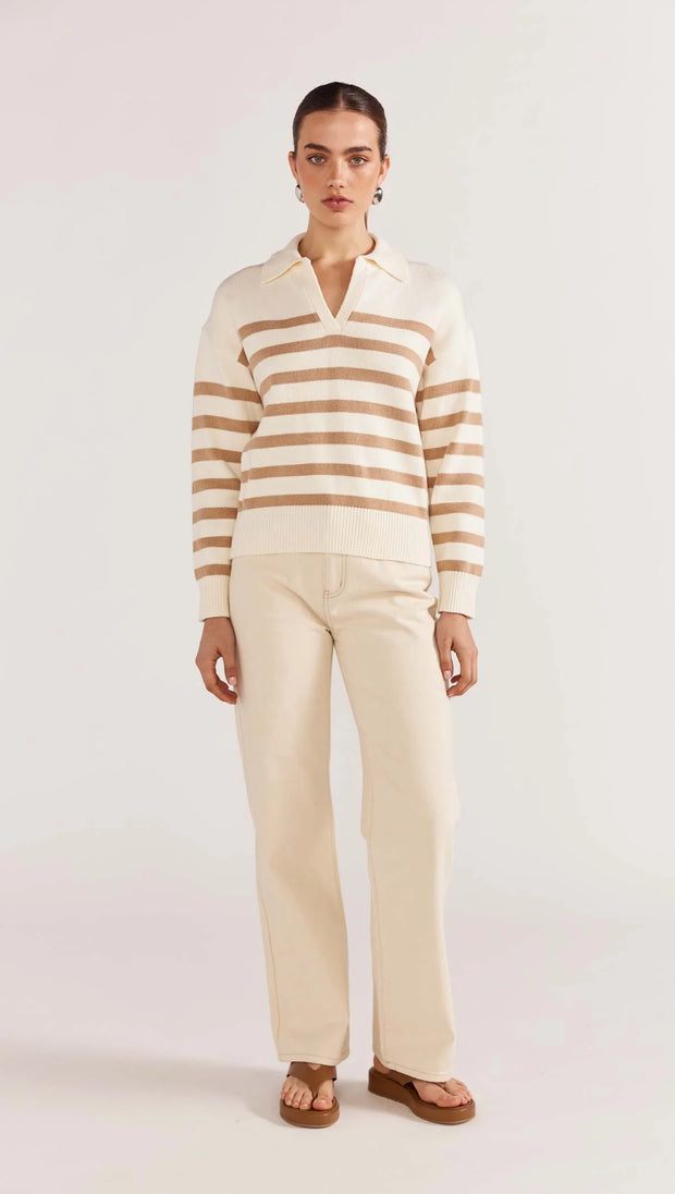 Kennedy polo jumper - White Wood Boutique