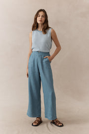 Cam Pant -Teal - White Wood Boutique