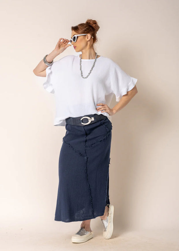 Sky Skirt - White Wood Boutique