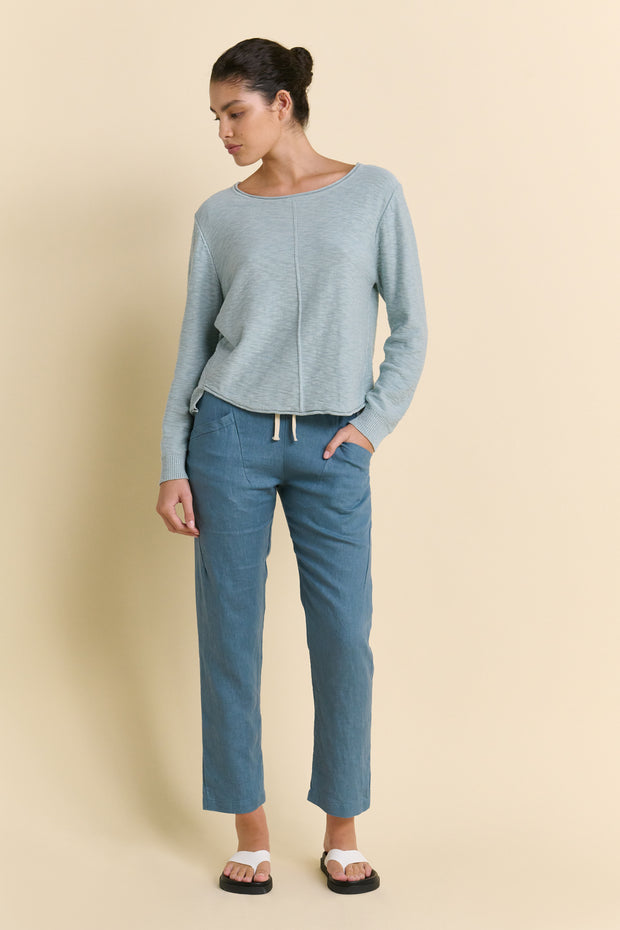 Luxe Pant - Teal - White Wood Boutique