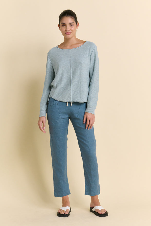 Luxe Pant - Teal - White Wood Boutique