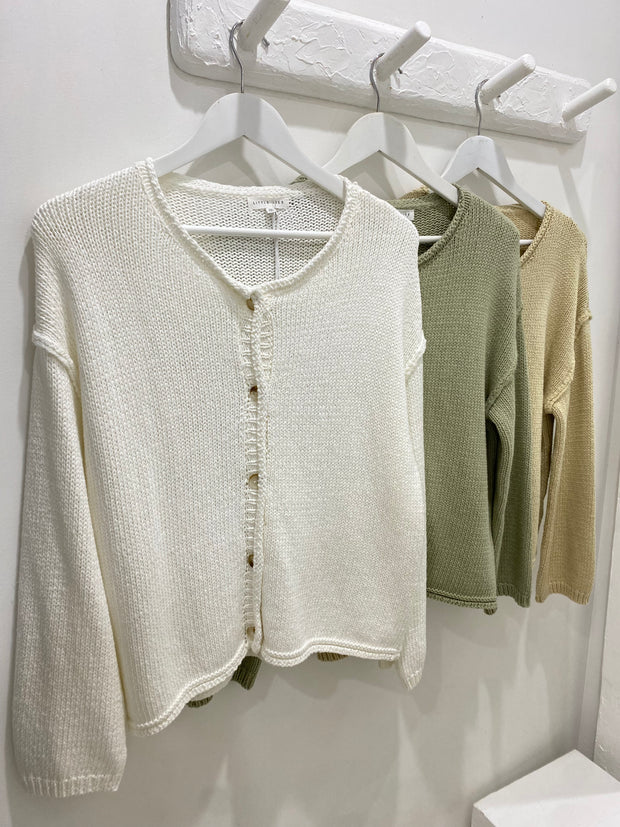 Poppy Cardigan - White Wood Boutique