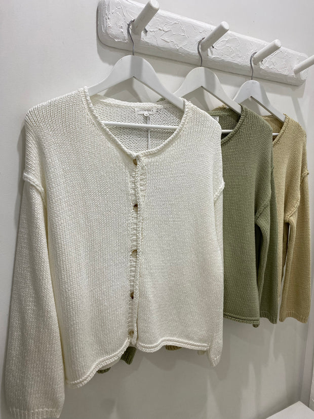 Poppy Cardigan - White Wood Boutique