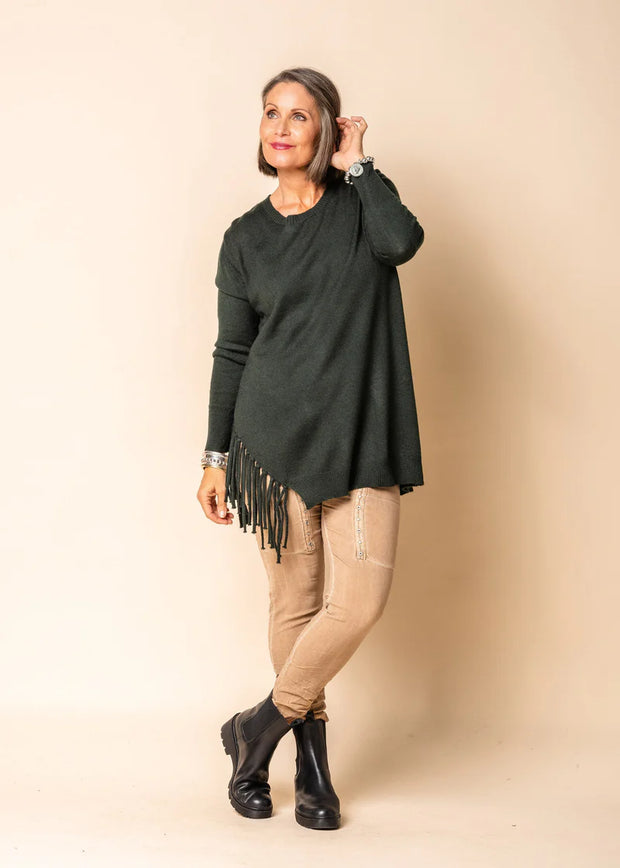 Kai knit- Khaki - White Wood Boutique