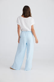 Fly Away Pant- Nantucket Blue - White Wood Boutique