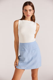 Priya Mini Skirt - White Wood Boutique