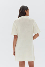 Lydia Knit Dress- Cream - White Wood Boutique