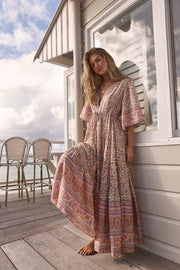 SEASIDE GOWN - SUNSET - White Wood Boutique