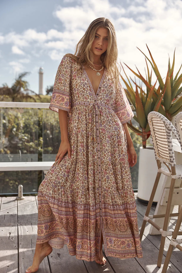 SEASIDE GOWN - SUNSET - White Wood Boutique