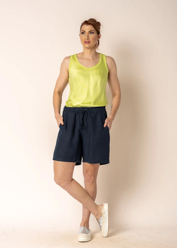 Grace Linen Short - White Wood Boutique