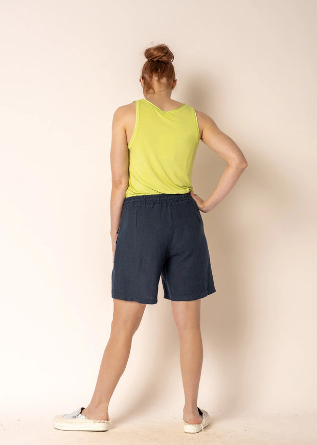 Grace Linen Short - White Wood Boutique