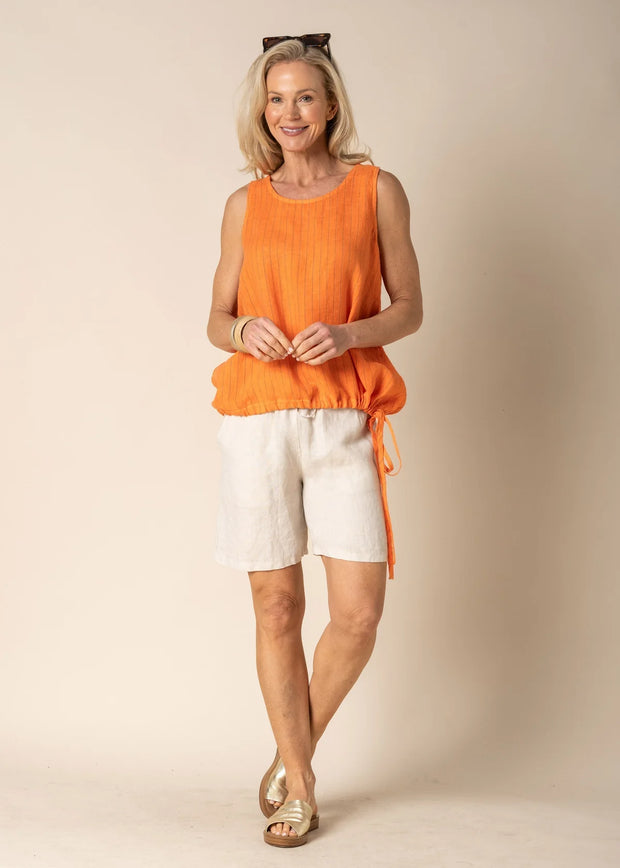 Grace Linen Short - White Wood Boutique