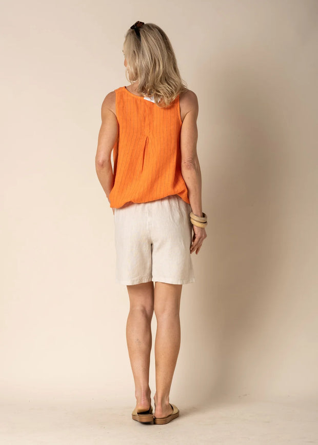 Grace Linen Short - White Wood Boutique
