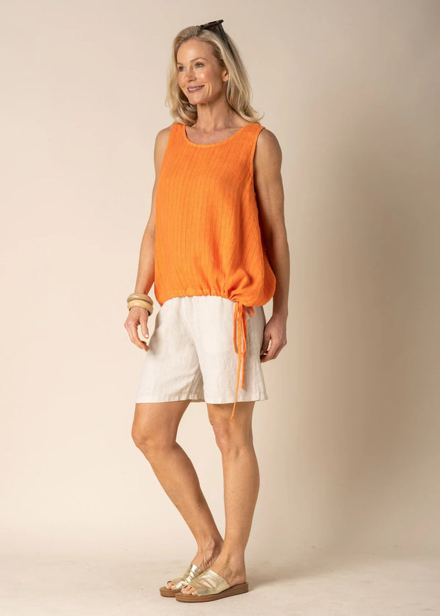Grace Linen Short - White Wood Boutique