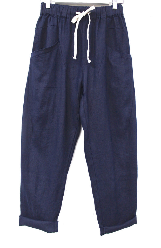 Luxe Pant Navy - White Wood Boutique