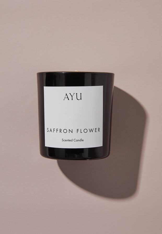 Candle -Saffron Flower - White Wood Boutique