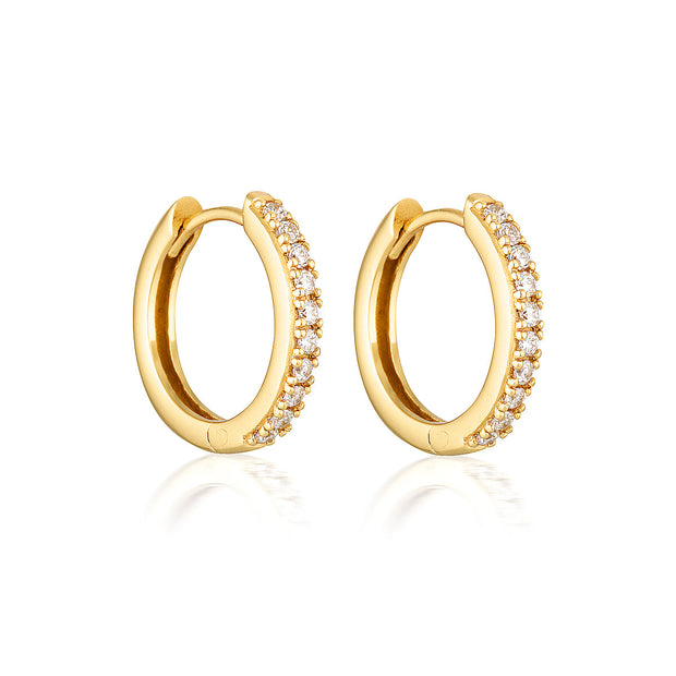 Hana Hoops - Gold - White Wood Boutique