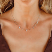 Isa Necklace- Silver - White Wood Boutique