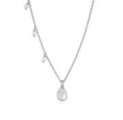 Ula Necklace- Silver - White Wood Boutique